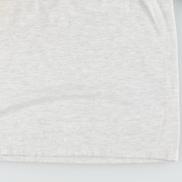 90'S Russell College T-shirt, Made in USA, Men's L size, Vintage cotton white type Vintage Second Hand