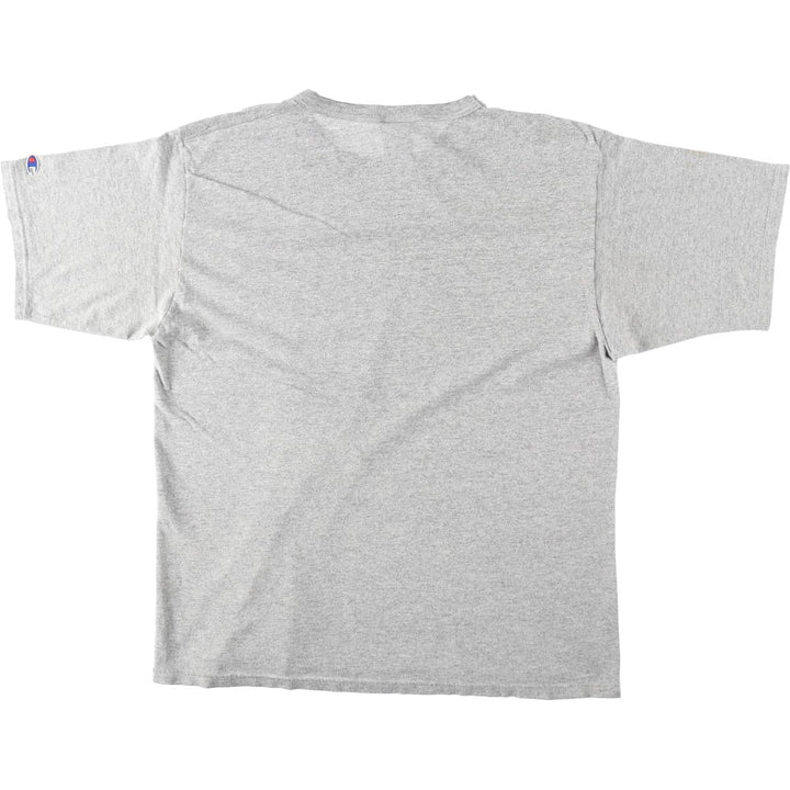 90'S Champion Authentic Athletic Apparel College T-shirt, Men's Size L (approx.), Vintage cotton gray type Vintage Second Hand