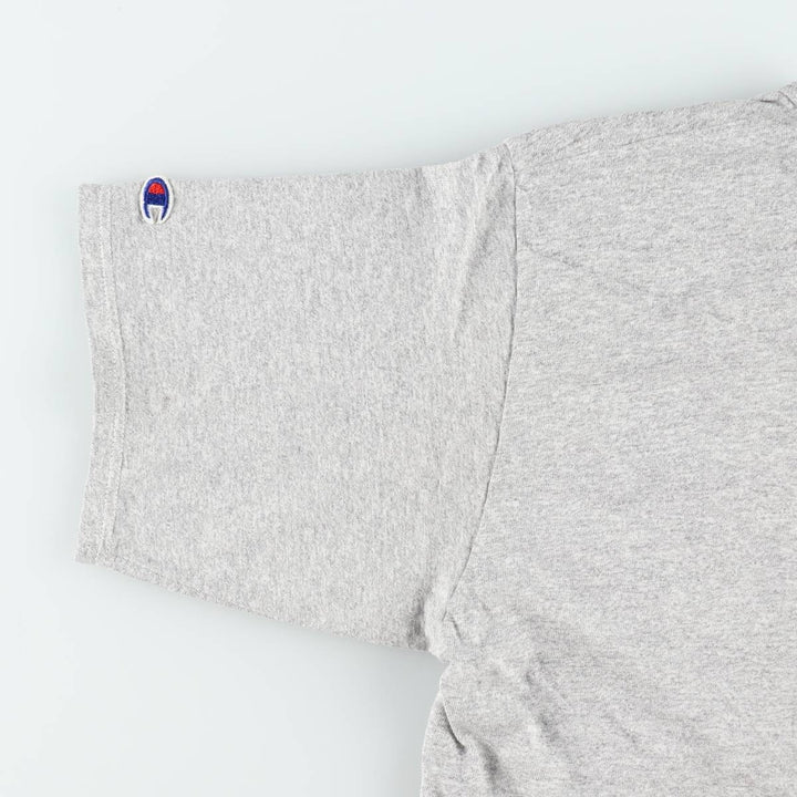 90'S Champion Authentic Athletic Apparel College T-shirt, Men's Size L (approx.), Vintage cotton gray type Vintage Second Hand