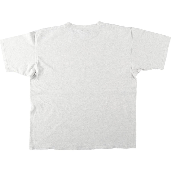 90'S Gildan Heavy Weight College T-Shirt, Made in USA, Men's XL equivalent, Vintage cotton white type Vintage Second Hand