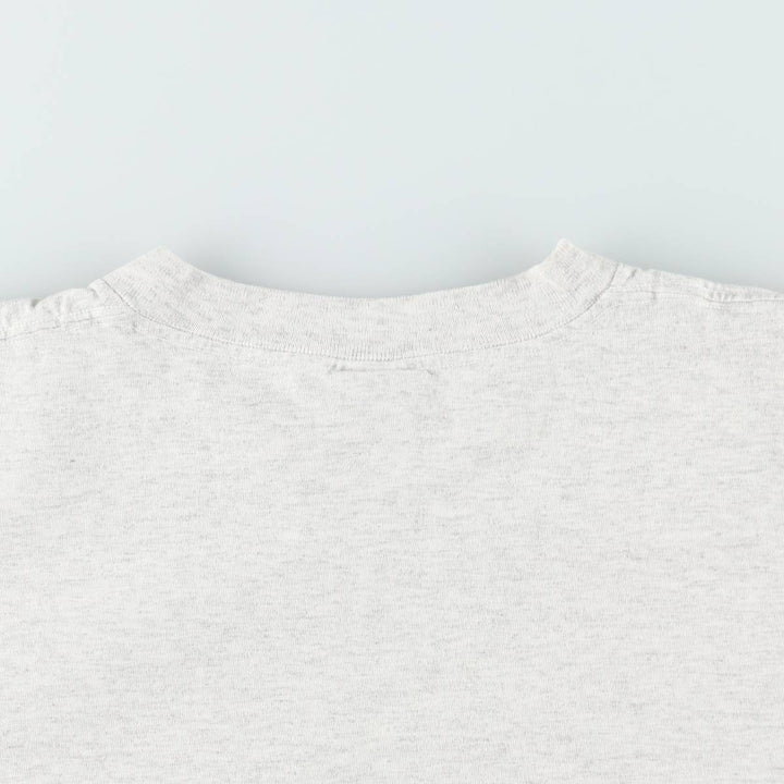 90'S Gildan Heavy Weight College T-Shirt, Made in USA, Men's XL equivalent, Vintage cotton white type Vintage Second Hand