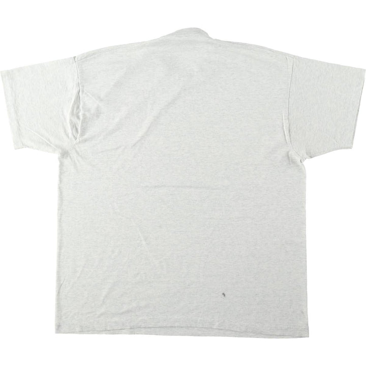 90'S Fruit of the Loom Best College T-Shirt, Made in USA, Men's XL equivalent, Vintage cotton gray type Vintage Second Hand