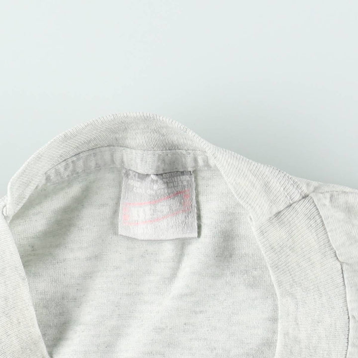 90'S Fruit of the Loom Best College T-Shirt, Made in USA, Men's XL equivalent, Vintage cotton gray type Vintage Second Hand