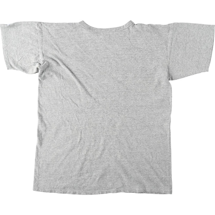 80'S Champion Tricot Tag Sports T-Shirt, Made in USA, X-LARGE (Equivalent to Men's XL), Vintage cotton gray type Vintage Second Hand