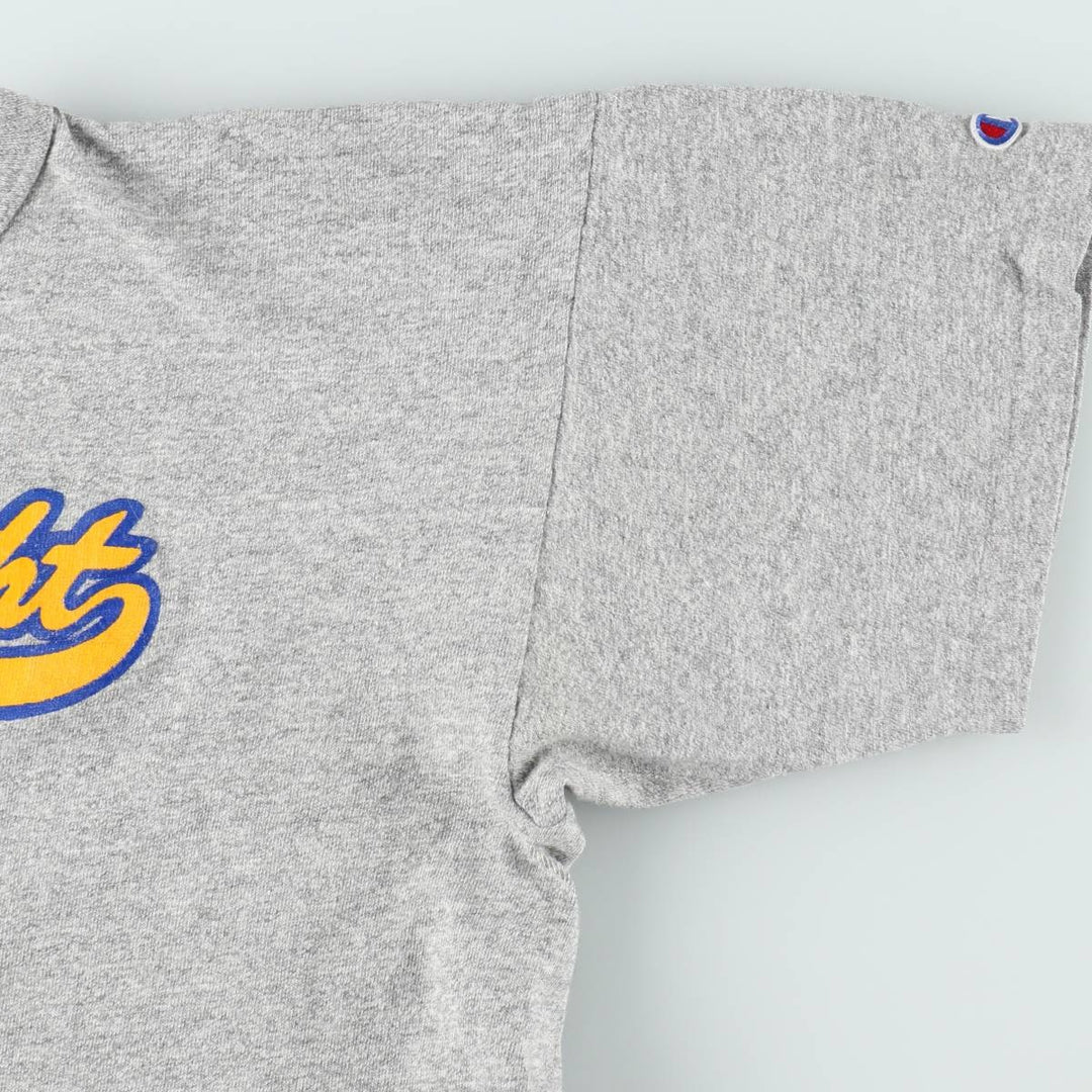 80'S Champion Tricot Tag Sports T-Shirt, Made in USA, X-LARGE (Equivalent to Men's XL), Vintage cotton gray type Vintage Second Hand