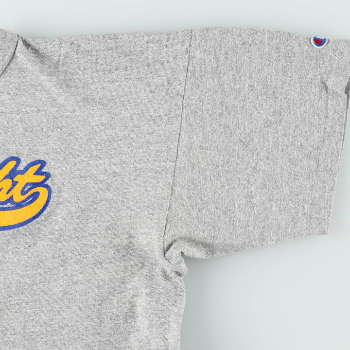80'S Champion Tricot Tag Sports T-Shirt, Made in USA, X-LARGE (Equivalent to Men's XL), Vintage cotton gray type Vintage Second Hand