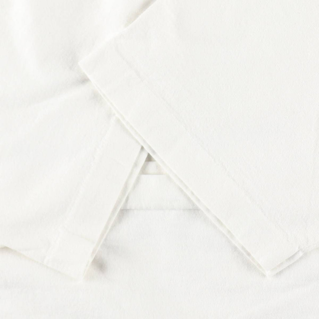 90'S Fruit of the Loom Heavy Cotton Printed T-Shirt Made in USA Men's XL Vintage cotton white type Vintage Second Hand