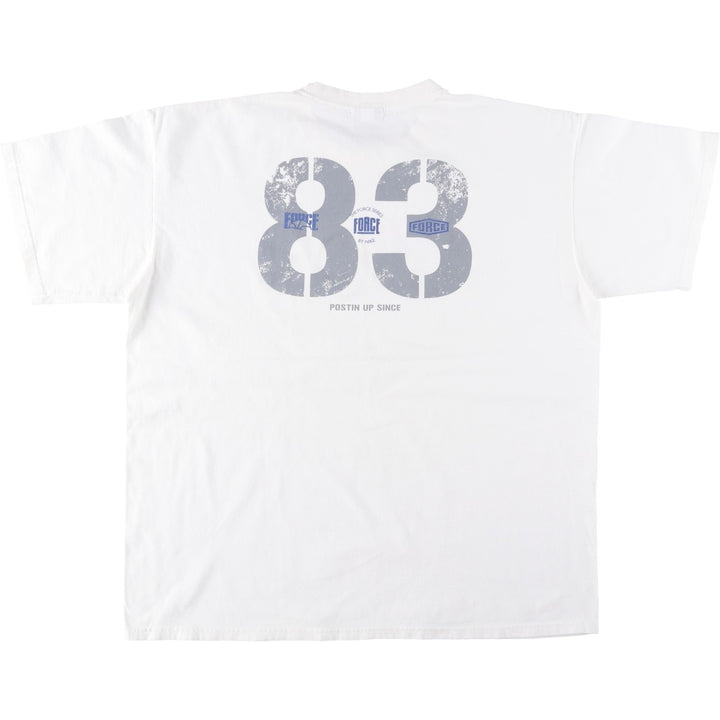 00'S Nike logo print T-shirt, men's XL size cotton white type Vintage Second Hand