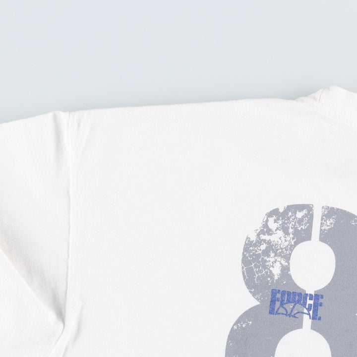 00'S Nike logo print T-shirt, men's XL size cotton white type Vintage Second Hand