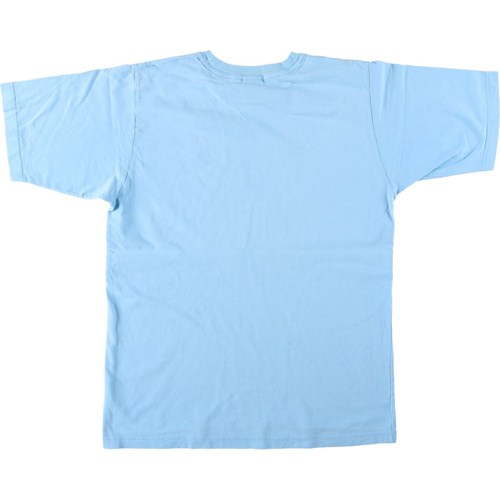 90'S Nike One Point Logo T-shirt, Men's M size, Vintage cotton Blue type light blue Vintage Second Hand