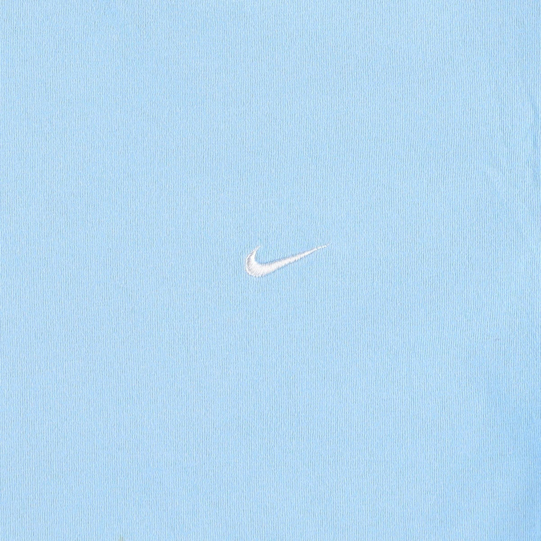 90'S Nike One Point Logo T-shirt, Men's M size, Vintage cotton Blue type light blue Vintage Second Hand