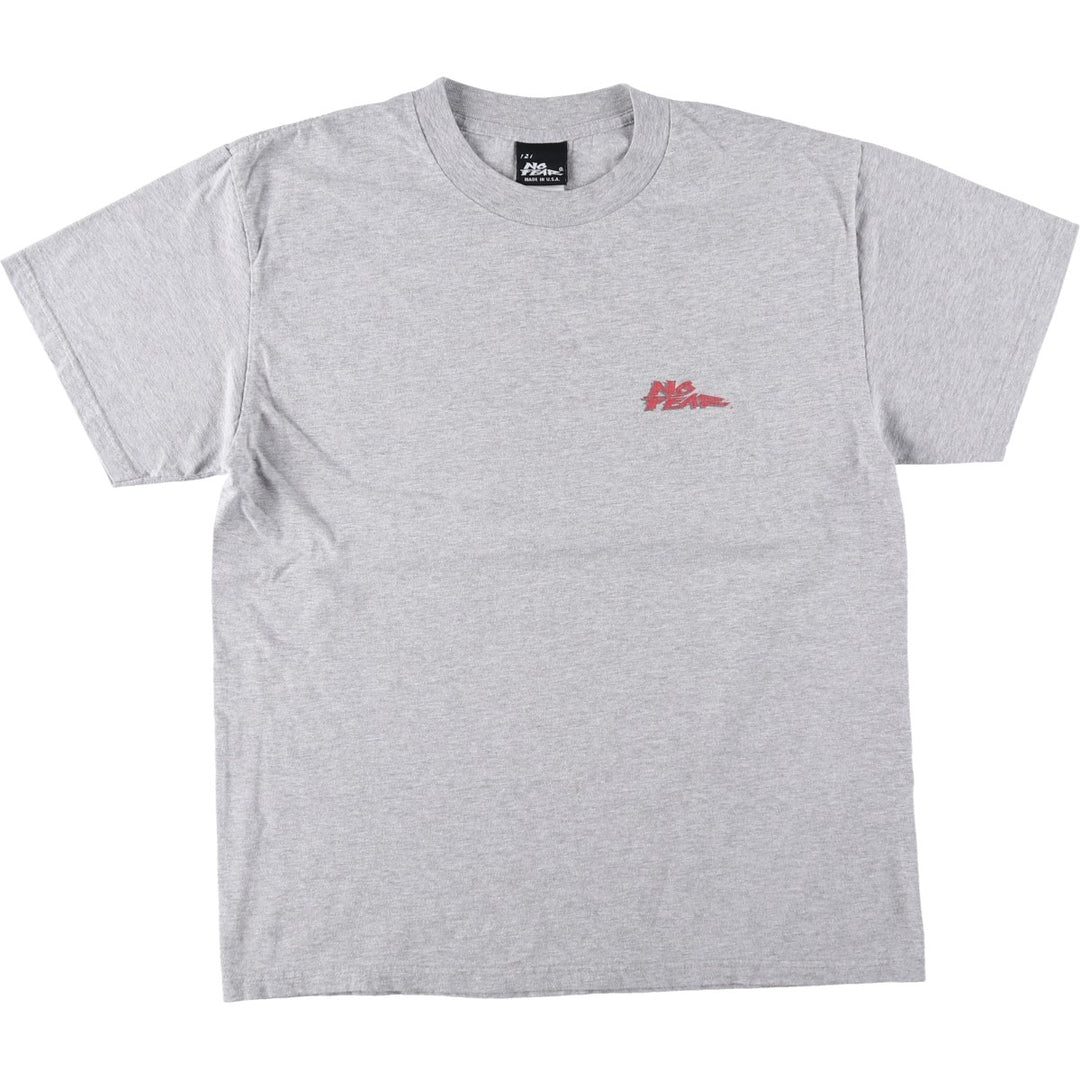 90'S NO FEAR Surf Skate T-Shirt, Made in USA, Men's Size M (approx.), Vintage unclear gray type Vintage Second Hand