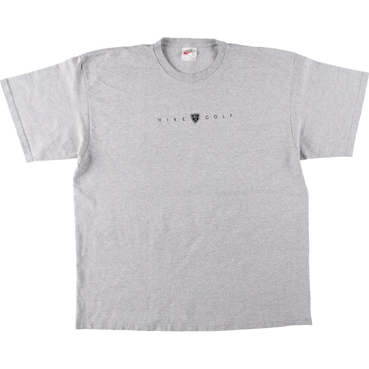 90'S Vintage Nike Logo T-Shirt, Made in USA, Men's XL cotton gray type Vintage Second Hand