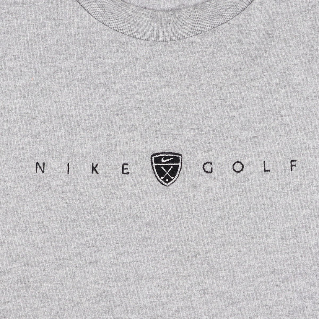 90'S Vintage Nike Logo T-Shirt, Made in USA, Men's XL cotton gray type Vintage Second Hand