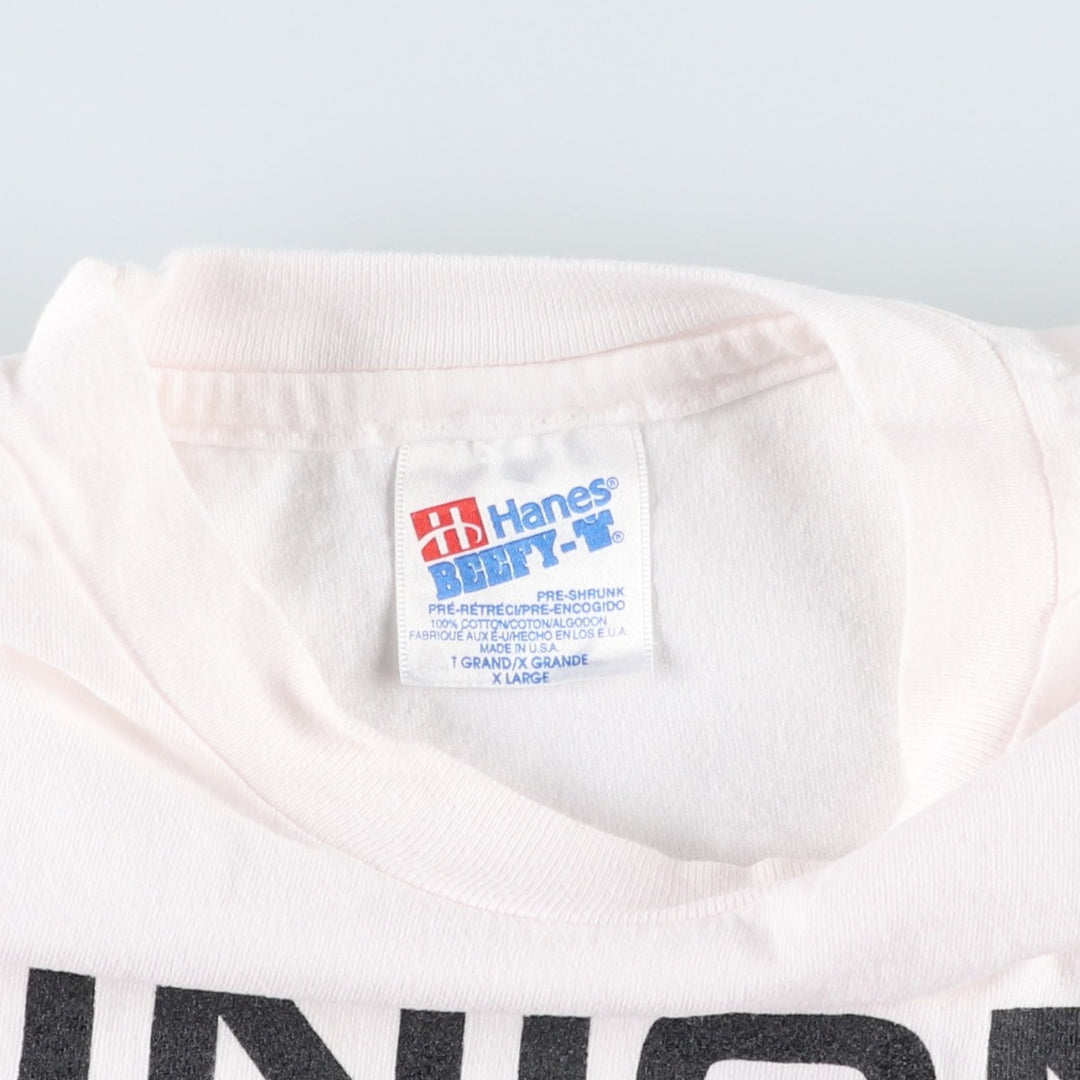90'S Hanes NO FEAR CORPORATED CHALLENGE Surf/Skate T-Shirt, Made in USA, Men's XL equivalent, Vintage cotton white type Vintage Second Hand