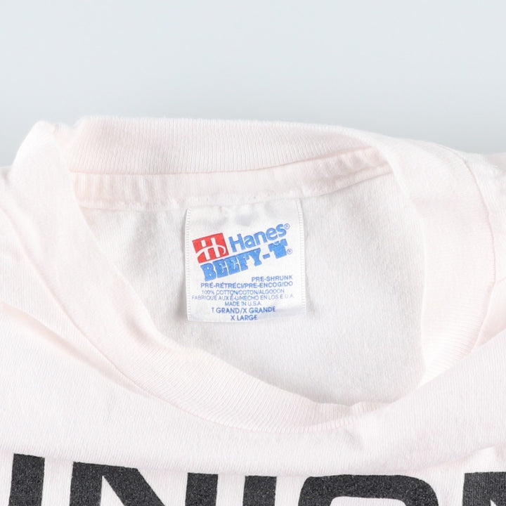 90'S Hanes NO FEAR CORPORATED CHALLENGE Surf/Skate T-Shirt, Made in USA, Men's XL equivalent, Vintage cotton white type Vintage Second Hand