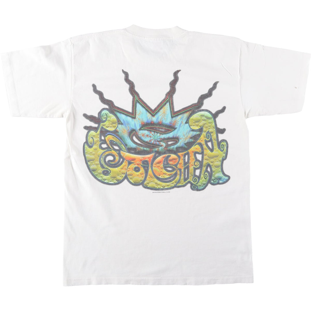 Vintage 90'S GOTCHA surf/skate T-shirt, Made in USA, Men's Size Medium cotton white type Vintage Second Hand