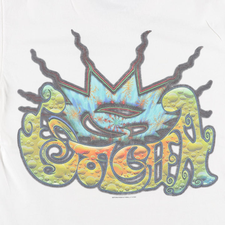 Vintage 90'S GOTCHA surf/skate T-shirt, Made in USA, Men's Size Medium cotton white type Vintage Second Hand