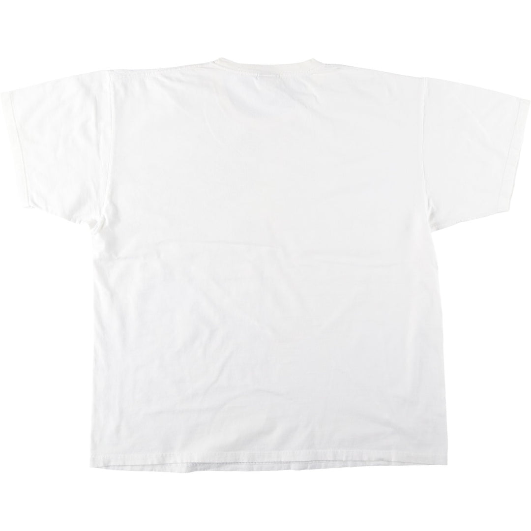 90s-00'S NO FEAR Skull Pattern Surf Skate T-Shirt, Men's XXL equivalent, Vintage cotton white type Vintage Second Hand