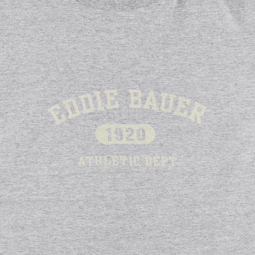 90'S Eddie Bauer Short-Sleeve Printed T-Shirt, Made in USA, Men's Size M (Equivalent), Vintage cotton gray type Vintage Second Hand