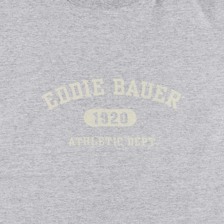 90'S Eddie Bauer Short-Sleeve Printed T-Shirt, Made in USA, Men's Size M (Equivalent), Vintage cotton gray type Vintage Second Hand