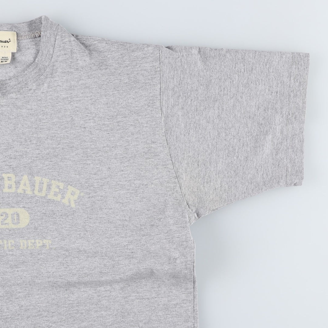 90'S Eddie Bauer Short-Sleeve Printed T-Shirt, Made in USA, Men's Size M (Equivalent), Vintage cotton gray type Vintage Second Hand