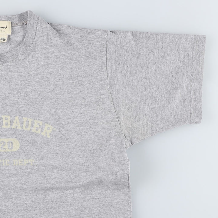 90'S Eddie Bauer Short-Sleeve Printed T-Shirt, Made in USA, Men's Size M (Equivalent), Vintage cotton gray type Vintage Second Hand
