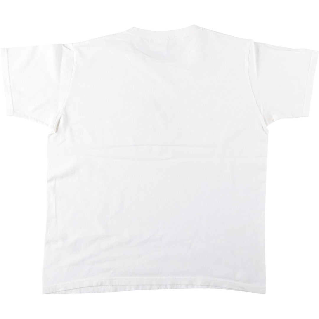 90'S Columbia Short-Sleeve Printed T-Shirt, Men's Size L (Equivalent), Vintage cotton white type Vintage Second Hand