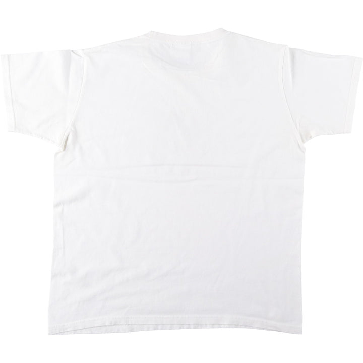 90'S Columbia Short-Sleeve Printed T-Shirt, Men's Size L (Equivalent), Vintage cotton white type Vintage Second Hand