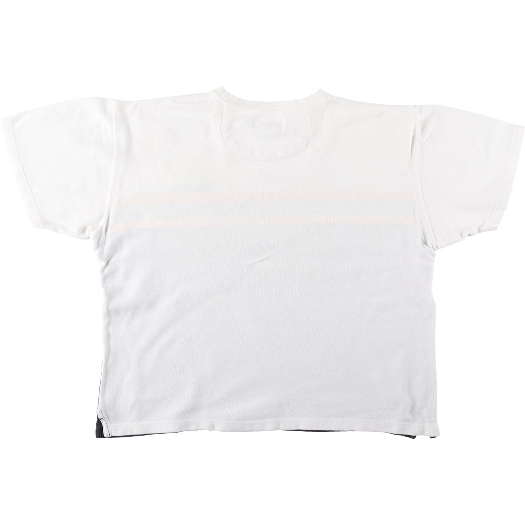 Ralph Lauren CHAPS Short-Sleeve Logo T-Shirt, Men's Size M (approx.) cotton white type Vintage Second Hand