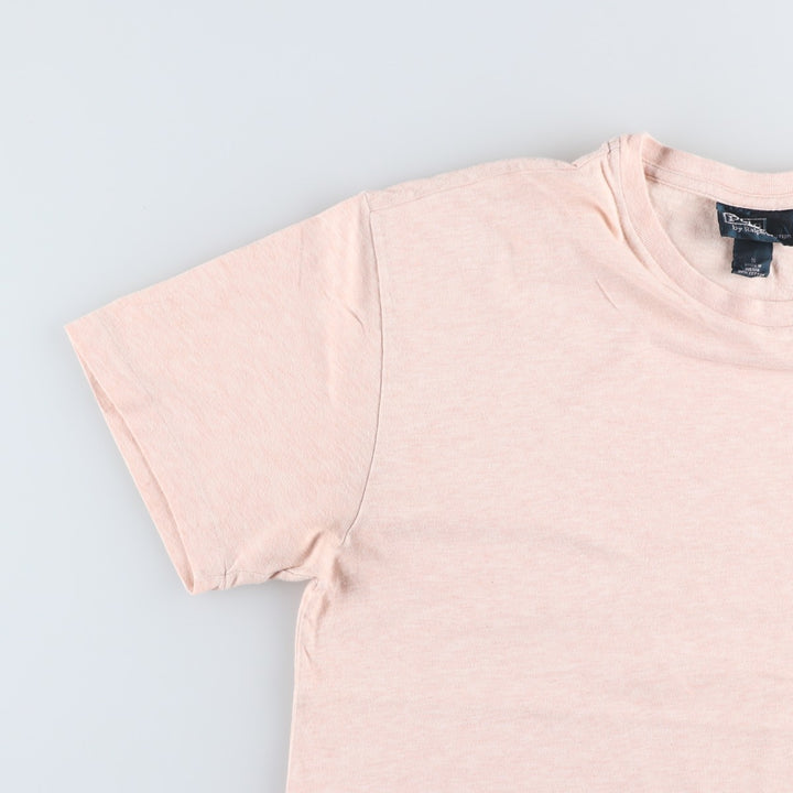 Ralph Lauren POLO by Ralph Lauren Short-Sleeve T-Shirt with One-Point Logo Pocket, Men's Size S (approx.) cotton Beige type Vintage Second Hand