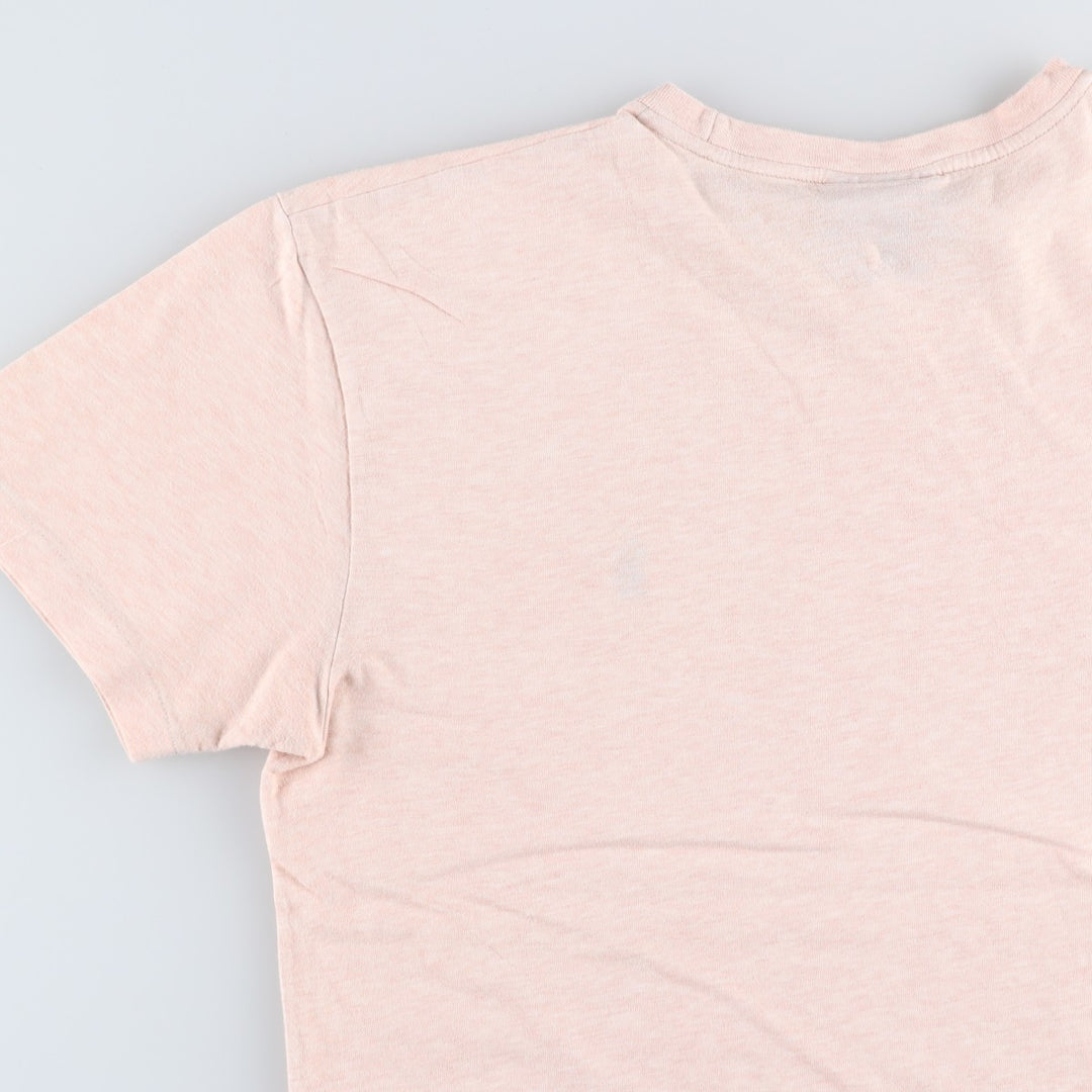 Ralph Lauren POLO by Ralph Lauren Short-Sleeve T-Shirt with One-Point Logo Pocket, Men's Size S (approx.) cotton Beige type Vintage Second Hand