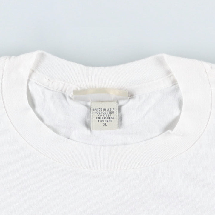 90'S Banana Republic Short-Sleeve Pocket T-Shirt, Made in USA, Men's XL (approx.), Vintage cotton white type Vintage Second Hand