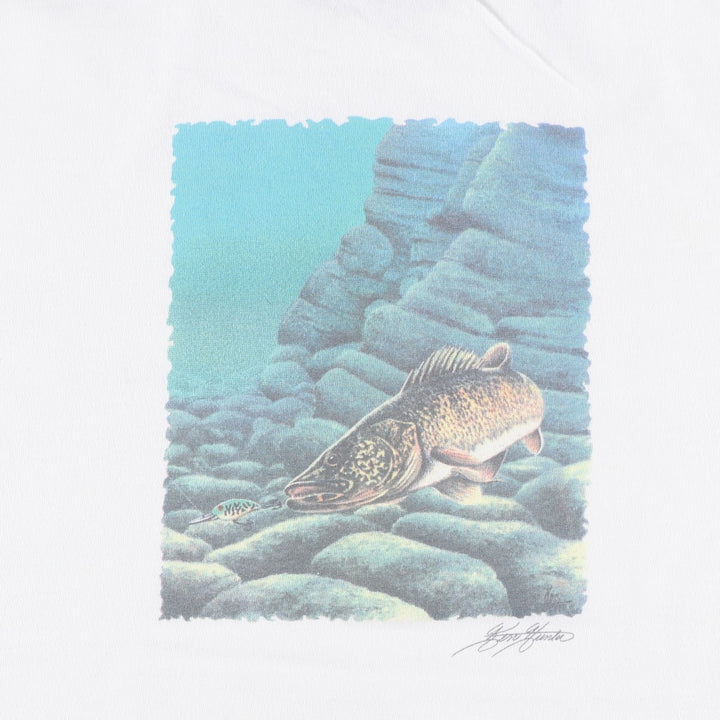 2000'S Woolrich Short-Sleeve Logo T-Shirt, Made in USA, Men's Size M (approx.) cotton white type Vintage Second Hand