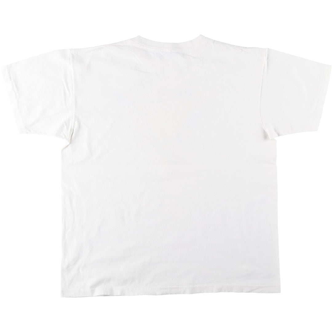 80'S Guess Short-Sleeve Printed T-Shirt, Made in USA, Men's Size XL (Equivalent), Vintage cotton white type Vintage Second Hand