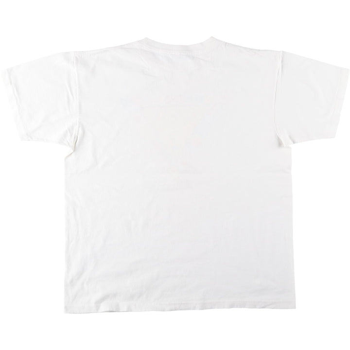 80'S Guess Short-Sleeve Printed T-Shirt, Made in USA, Men's Size XL (Equivalent), Vintage cotton white type Vintage Second Hand