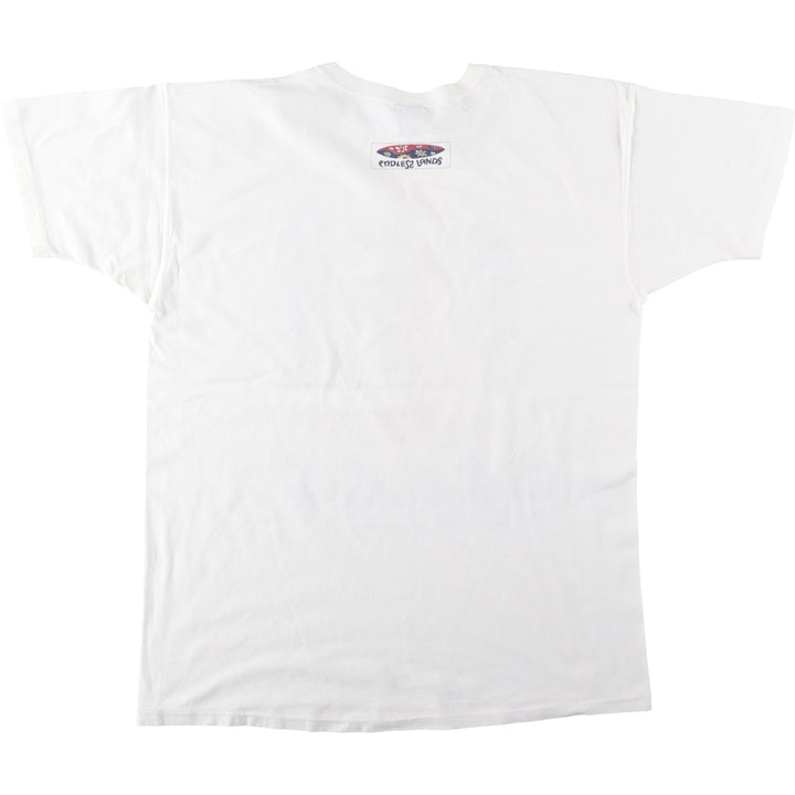 90'S GAP Old Gap Short-Sleeve Printed T-Shirt, Made in USA, Men's Size M (Equivalent), Vintage cotton white type Vintage Second Hand