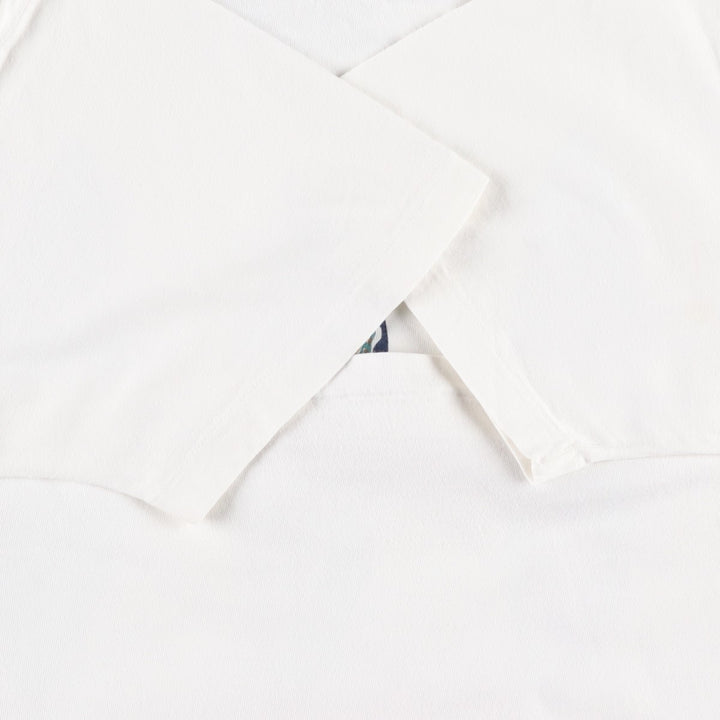 90'S GAP Old Gap Short-Sleeve Printed T-Shirt, Made in USA, Men's Size M (Equivalent), Vintage cotton white type Vintage Second Hand