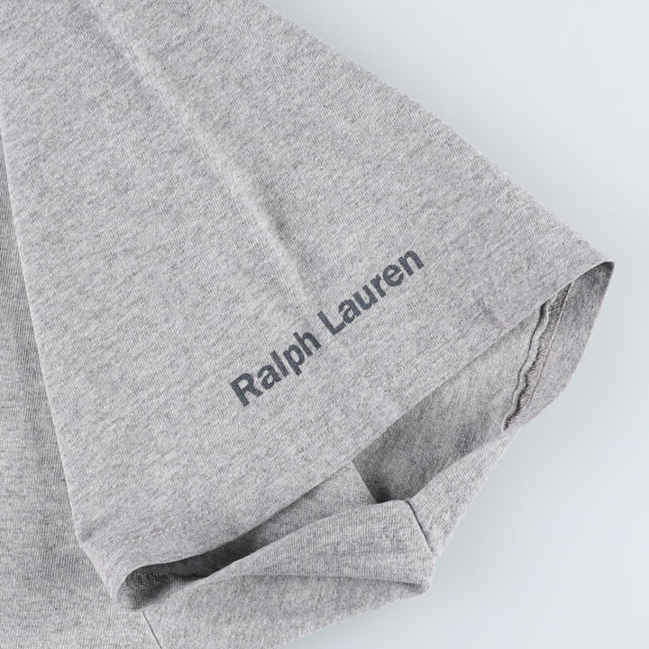 2000'S Ralph Lauren POLO JEANS COMPANY Short-Sleeve Logo T-Shirt, Men's Size XXL (approx.) cotton gray type Vintage Second Hand