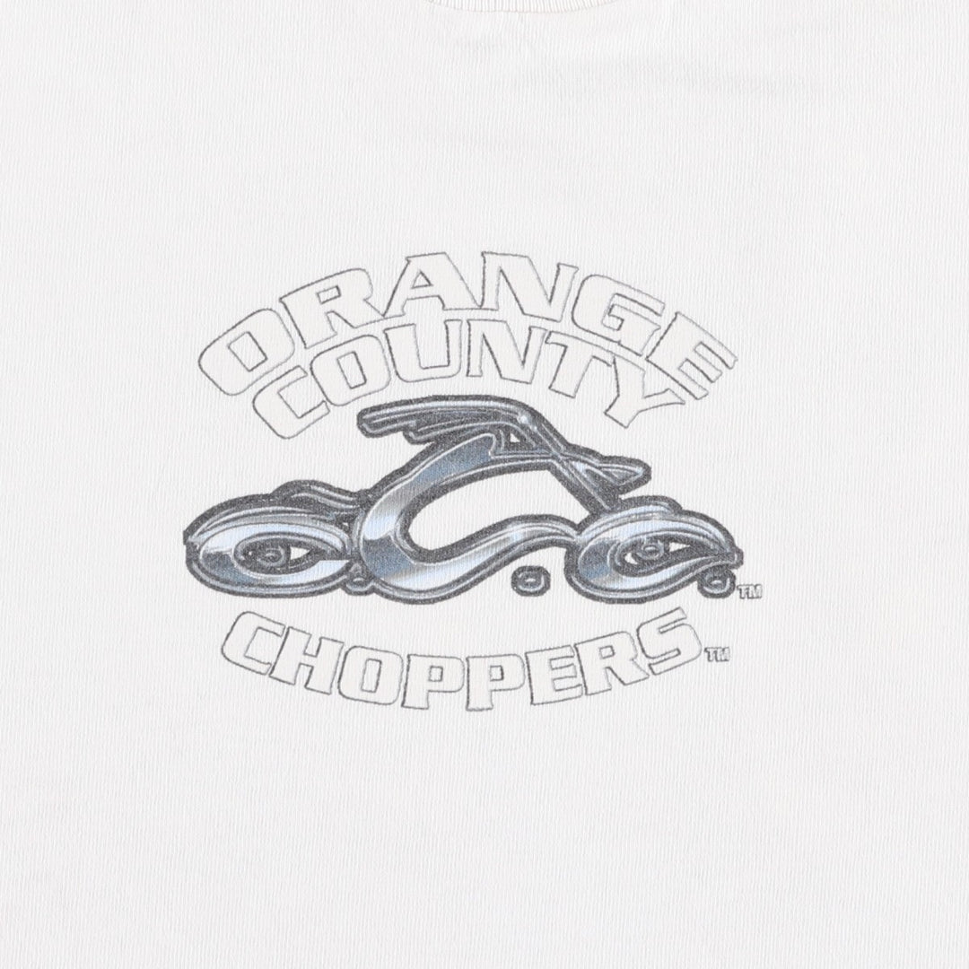 2000'S ALSTYLE Orange County Choppers Motorcycle T-shirt, Men's Size L cotton white type Vintage Second Hand