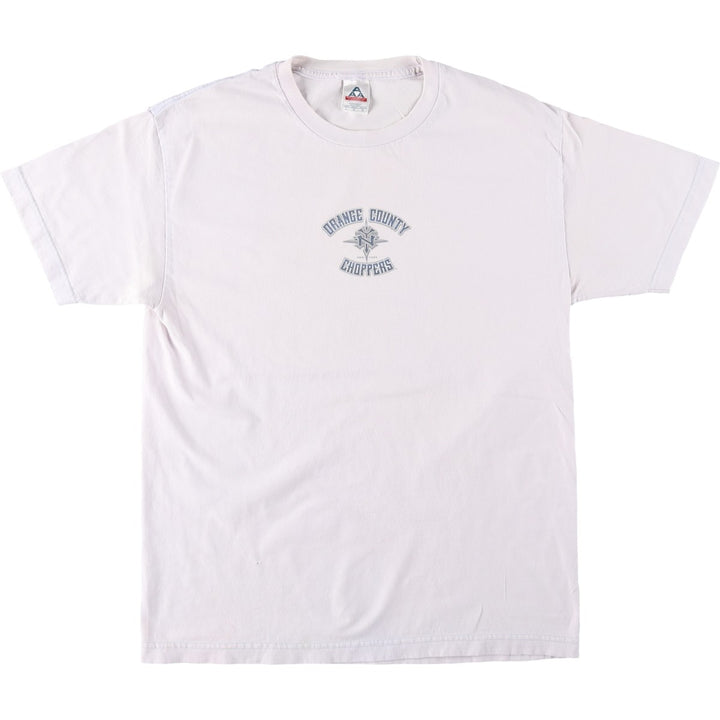 2000'S Alstyle Orange County Choppers Fire Pattern Motorcycle T-Shirt, Men's Size L (approx.) cotton gray type Vintage Second Hand
