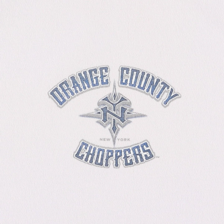 2000'S Alstyle Orange County Choppers Fire Pattern Motorcycle T-Shirt, Men's Size L (approx.) cotton gray type Vintage Second Hand