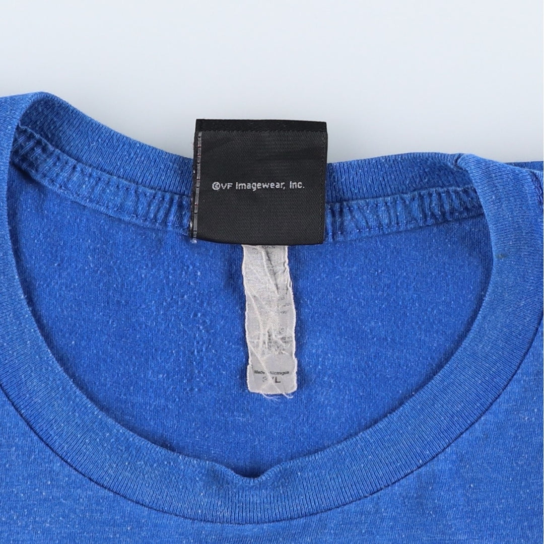 Large size Harley-Davidson motorcycle bike t-shirt, men's equivalent to XXXL. unclear blue type Vintage Second Hand
