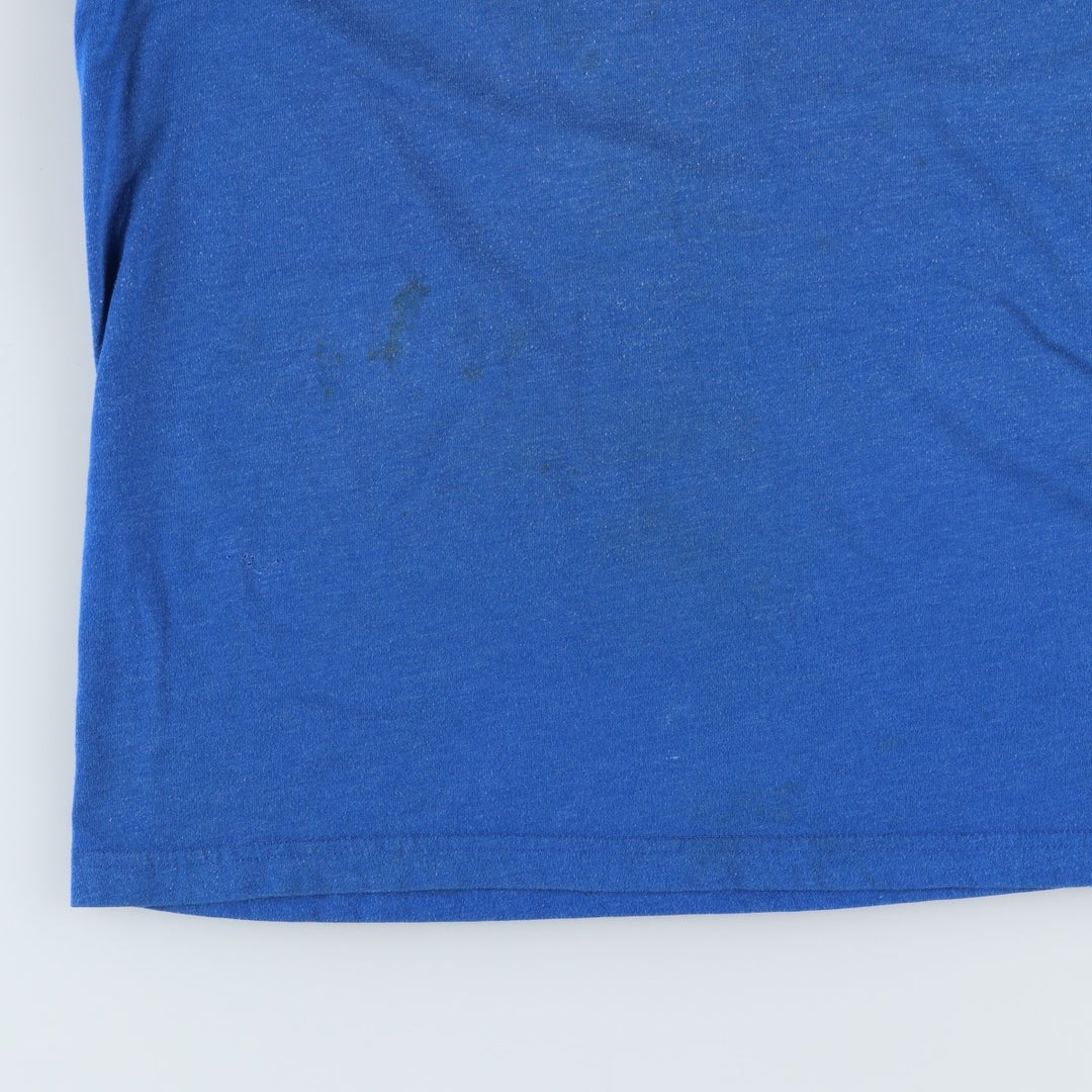Large size Harley-Davidson motorcycle bike t-shirt, men's equivalent to XXXL. unclear blue type Vintage Second Hand