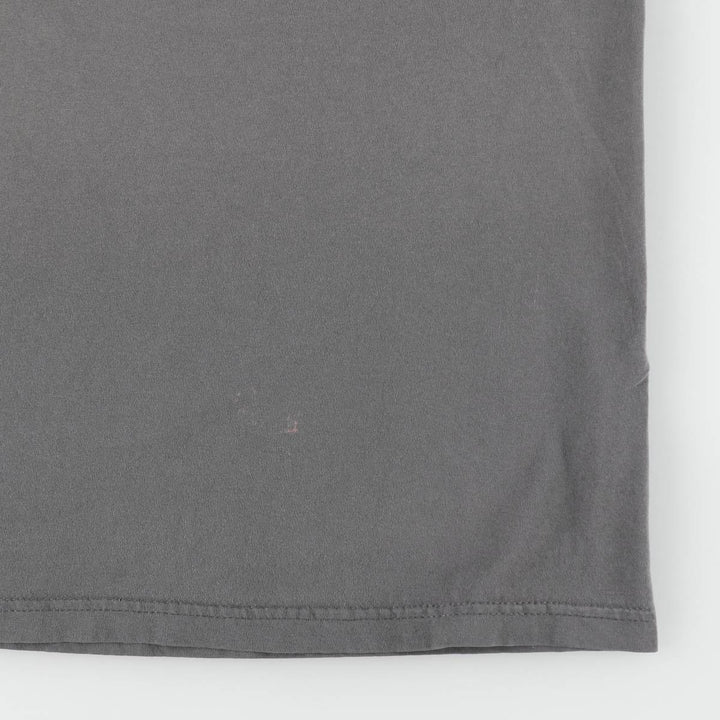 00'S Harley-Davidson Fire Pattern Motorcycle Bike T-Shirt Men's XXL cotton gray type Vintage Second Hand
