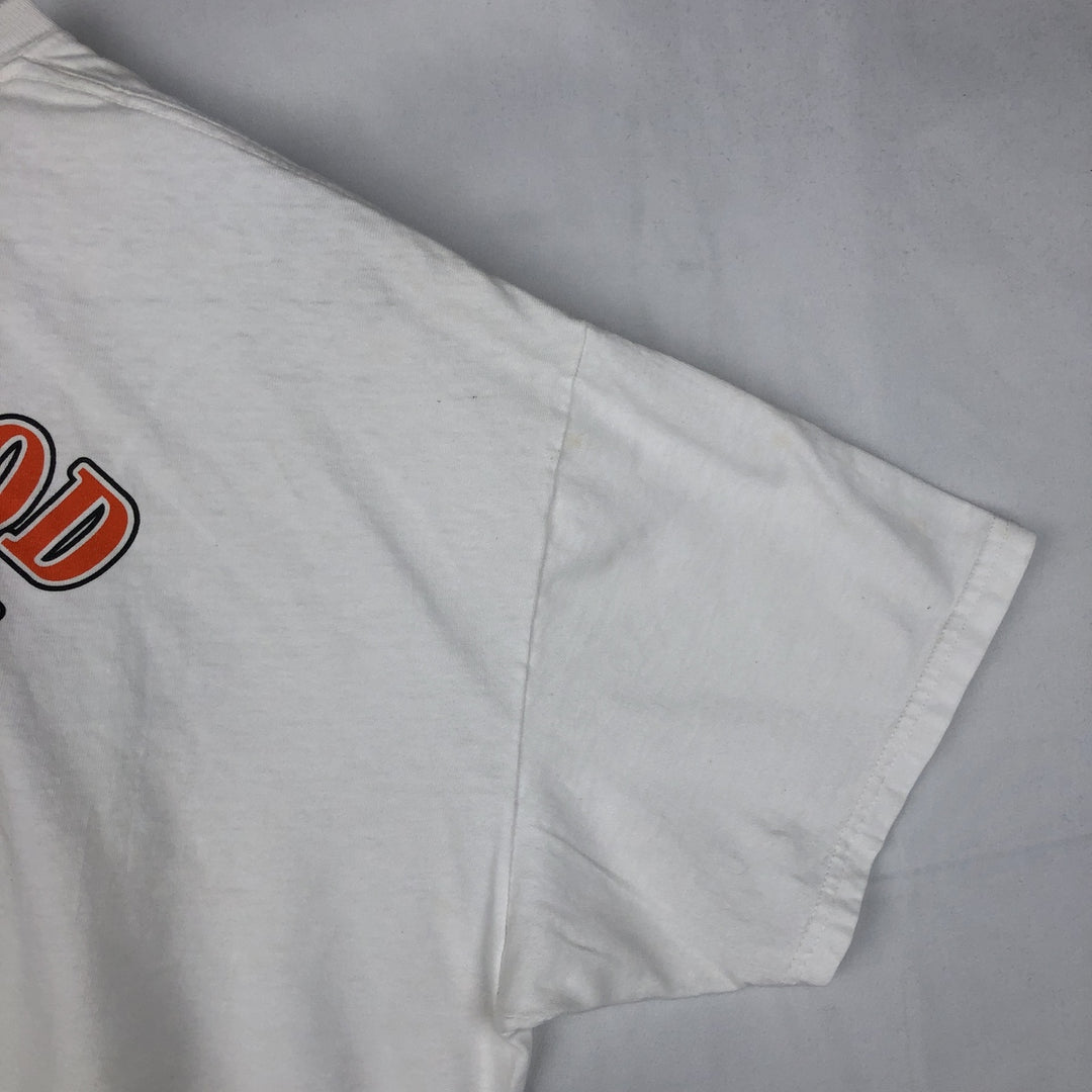00'S Harley-Davidson Motorcycle Bike T-shirt Men's XL size cotton white type Vintage Second Hand