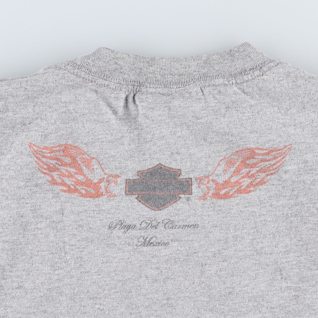 Harley-Davidson Motorcycle Bike T-shirt, Men's Size L cotton gray type Vintage Second Hand