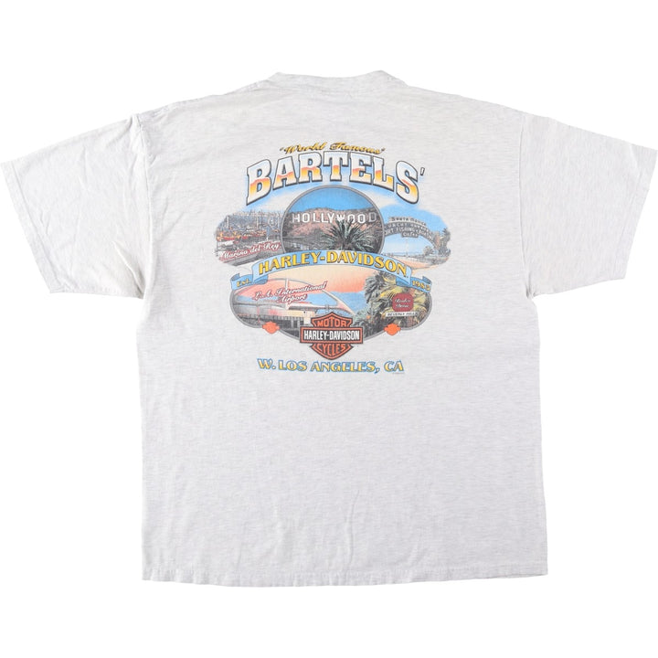 Harley-Davidson Pin-up Girl Motorcycle Bike T-shirt Made in USA Men's XL cotton gray type Vintage Second Hand