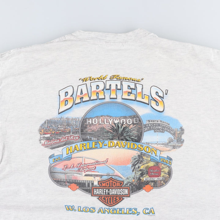 Harley-Davidson Pin-up Girl Motorcycle Bike T-shirt Made in USA Men's XL cotton gray type Vintage Second Hand