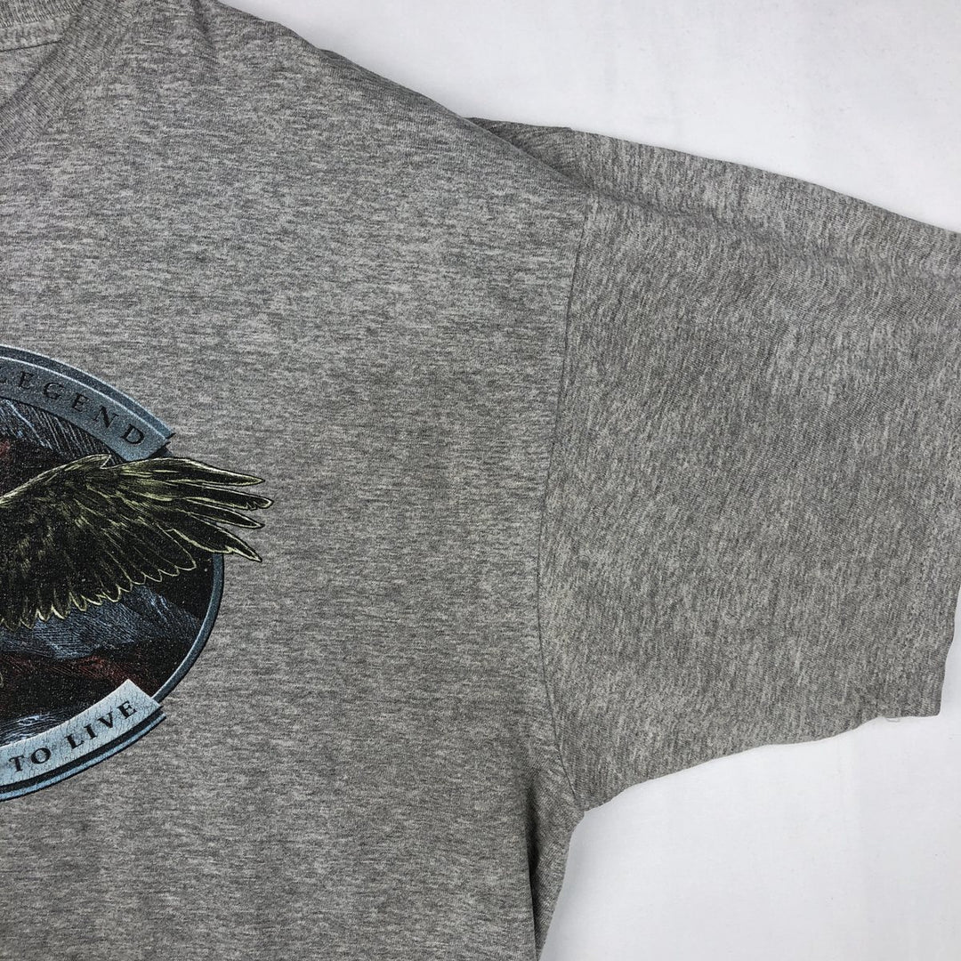 Harley-Davidson Eagle Pattern Motorcycle Bike T-shirt Men's XL unclear gray type Vintage Second Hand